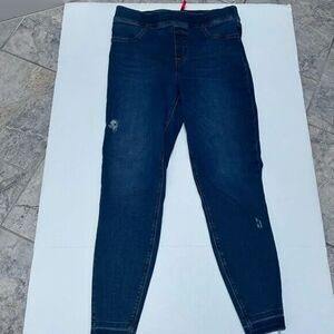 Spanx Distressed Ankle Skinny Jeans size Large